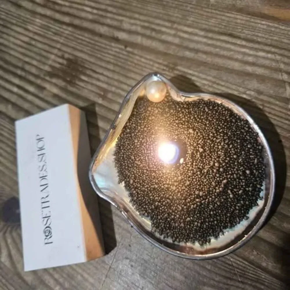 Rose's Black Pearled Candles: 26oz Unscented Plant Based Sand Wax w/ 40 Wicks